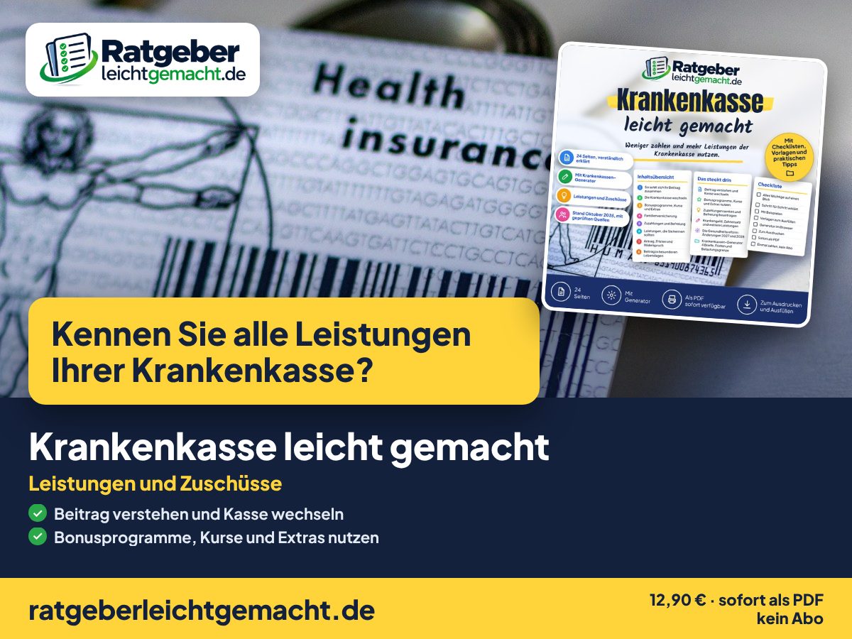Titelbild Krankenkasse leicht gemacht