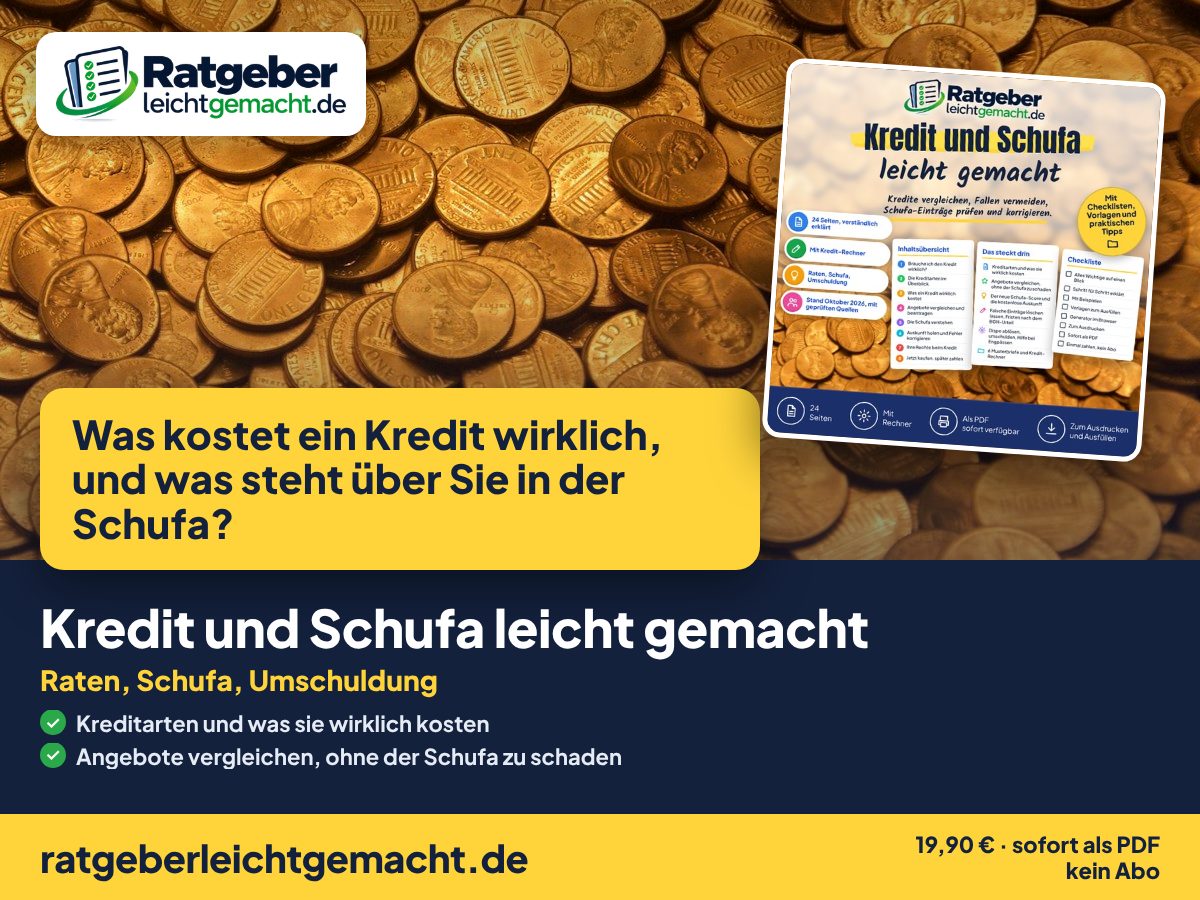 Titelbild Kredit und Schufa leicht gemacht
