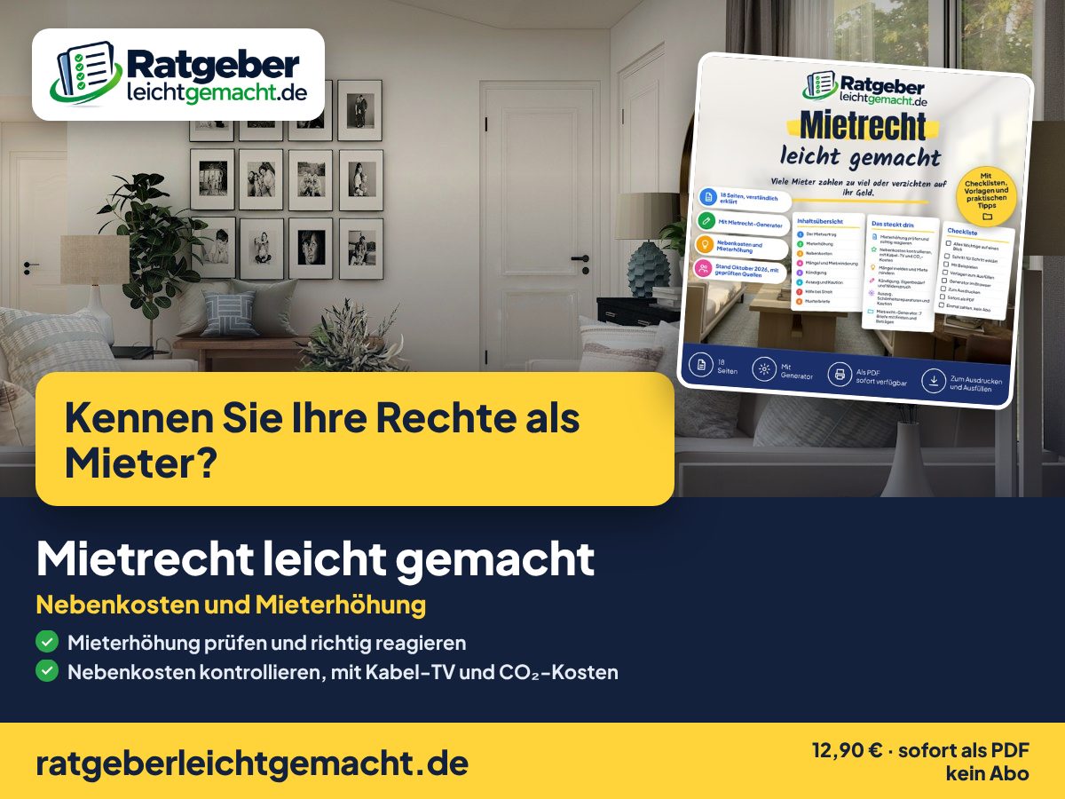 Titelbild Mietrecht leicht gemacht