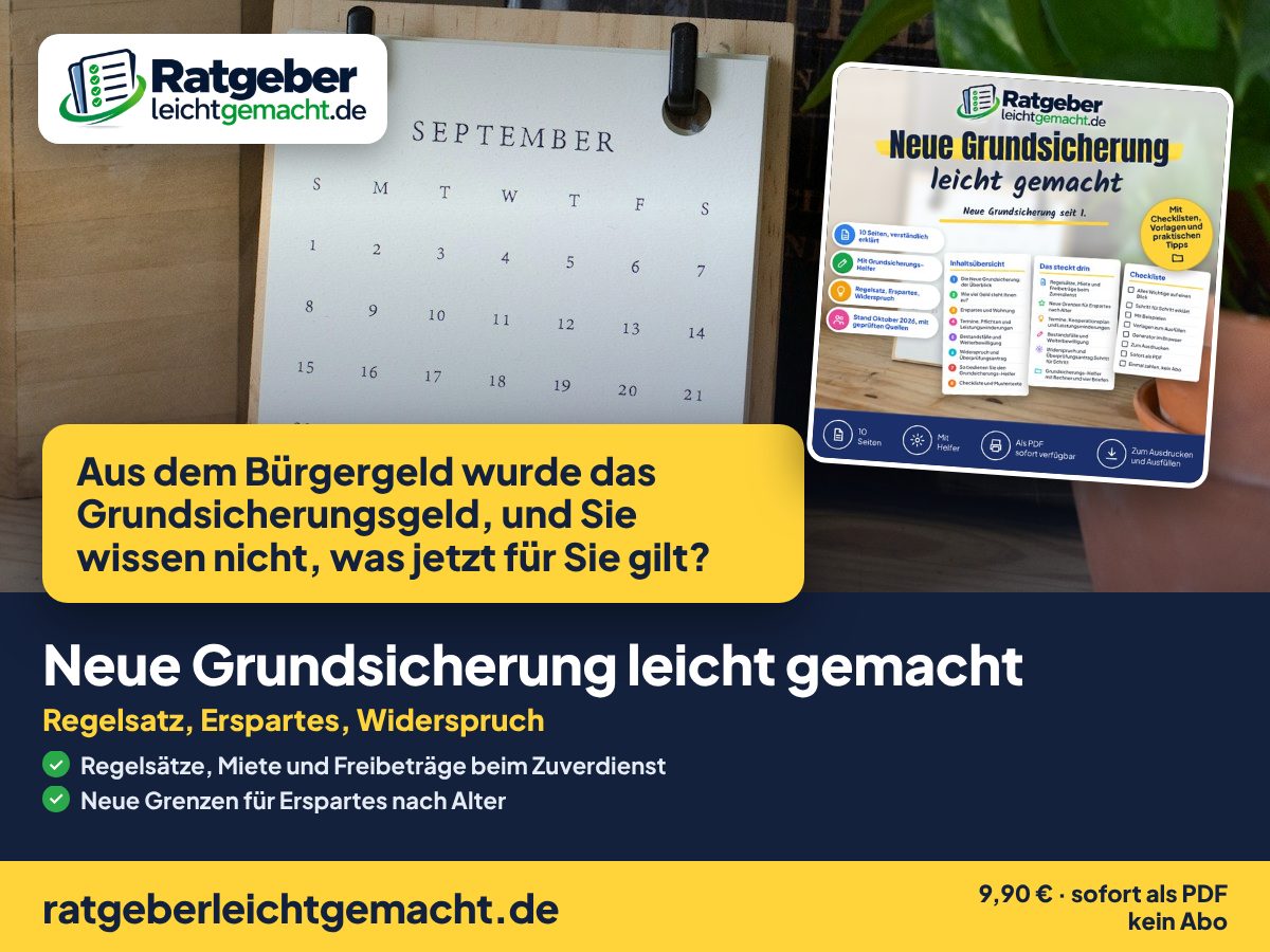 Titelbild Neue Grundsicherung leicht gemacht