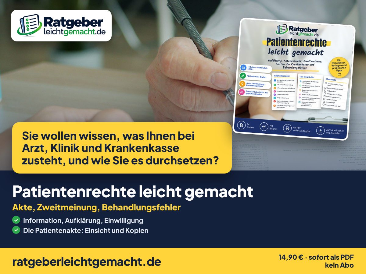 Titelbild Patientenrechte leicht gemacht