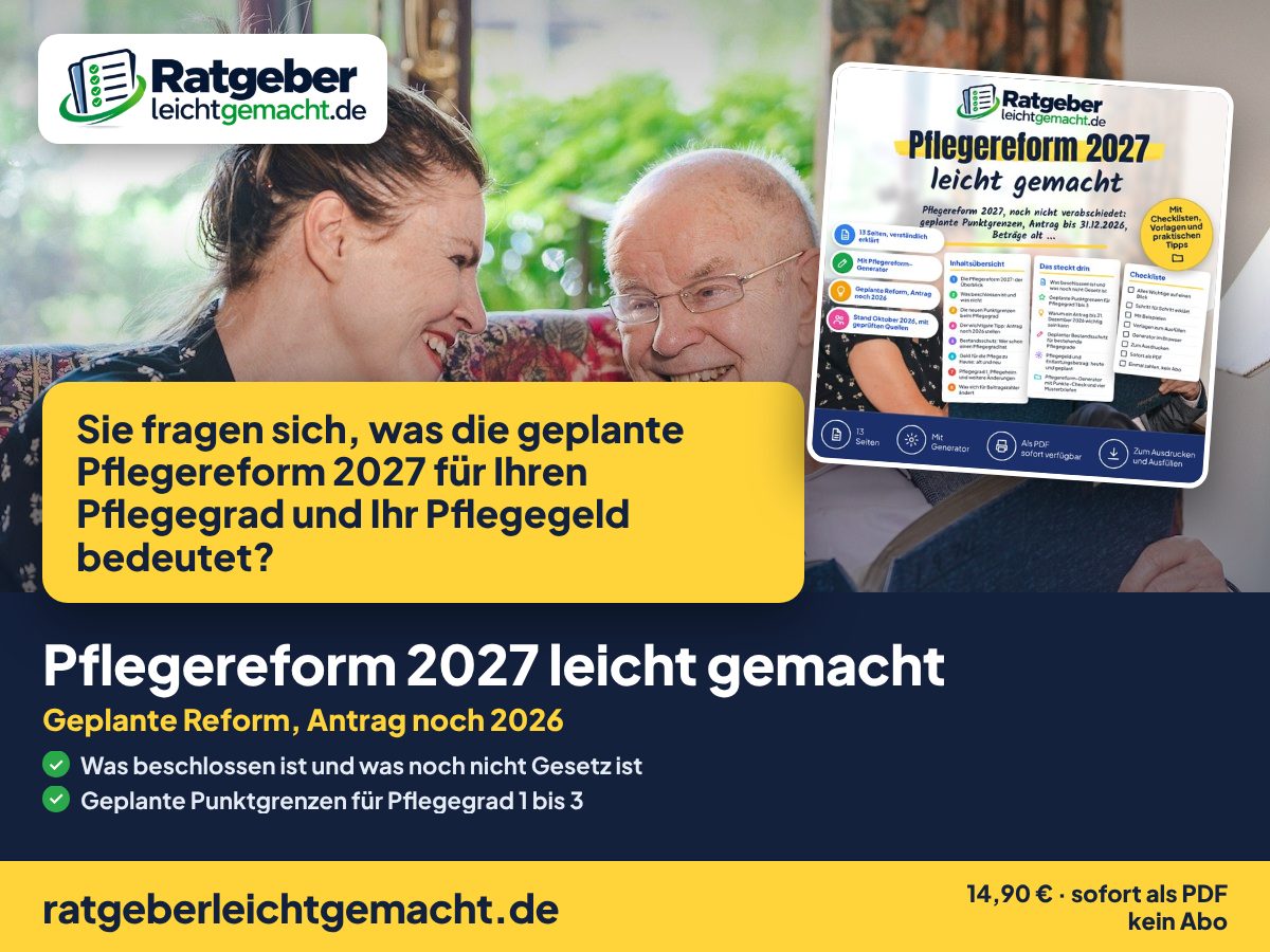 Titelbild Pflegereform 2027 leicht gemacht