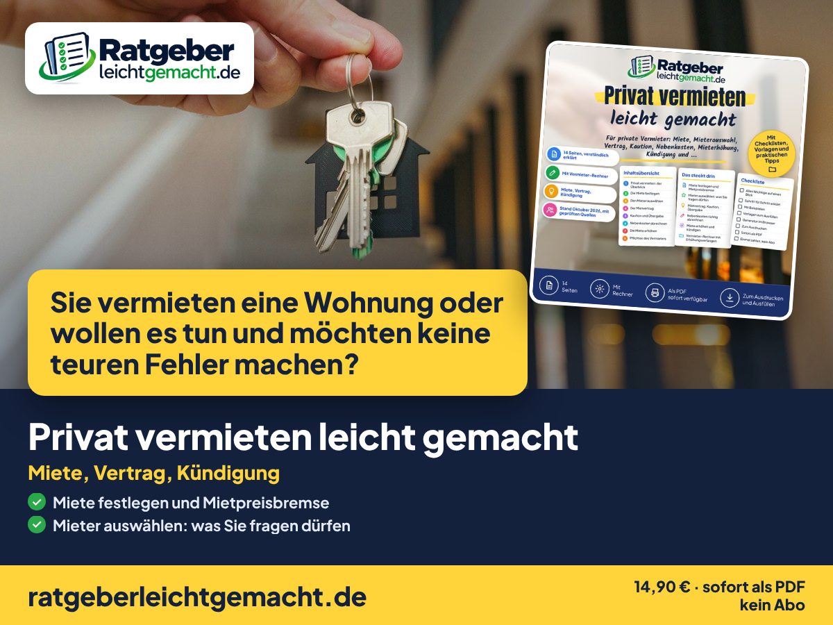 Titelbild Privat vermieten leicht gemacht