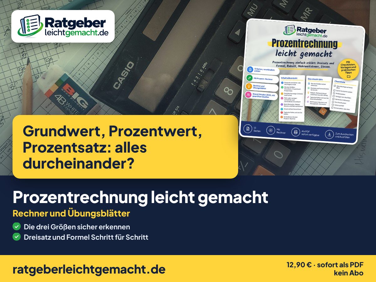 Titelbild Prozentrechnung leicht gemacht
