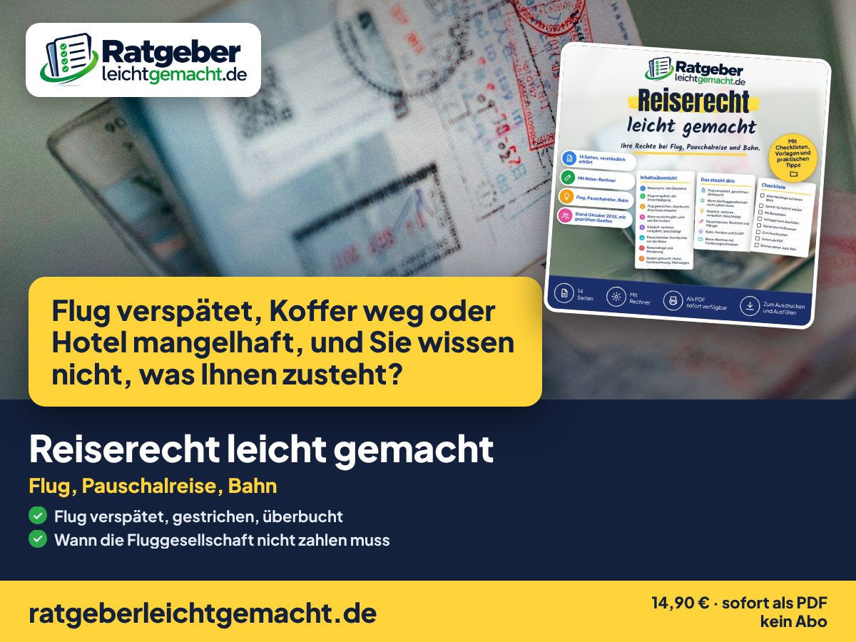 Titelbild Reiserecht leicht gemacht