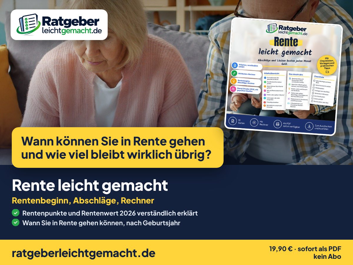 Titelbild Rente leicht gemacht