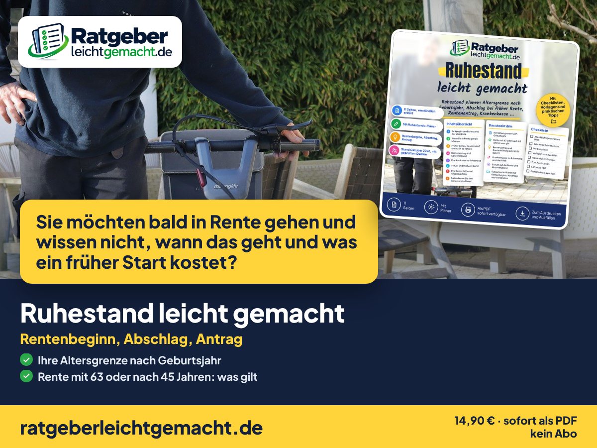 Titelbild Ruhestand leicht gemacht
