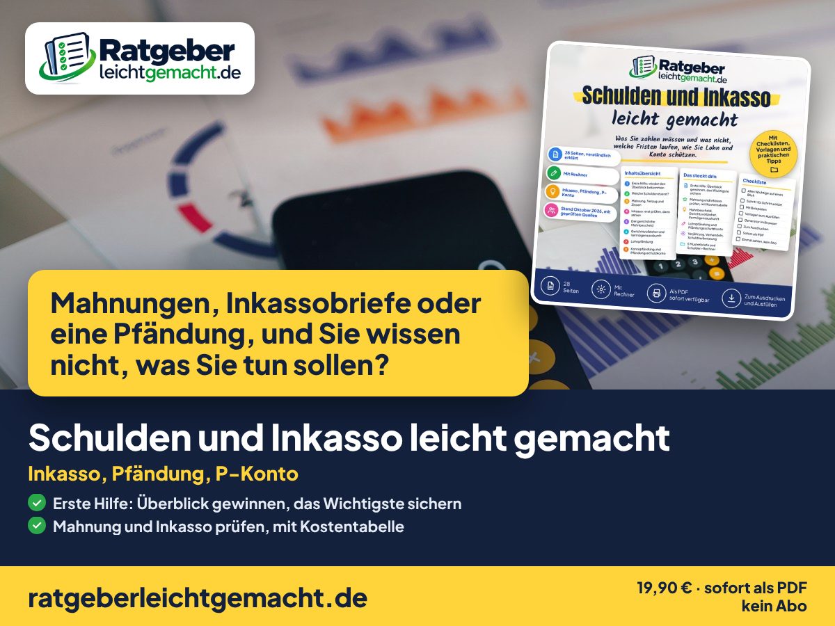 Titelbild Schulden und Inkasso leicht gemacht