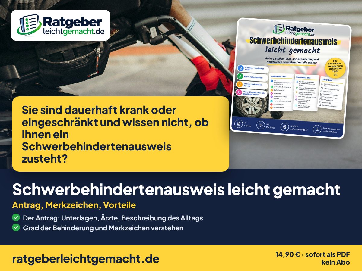 Titelbild Schwerbehindertenausweis leicht gemacht