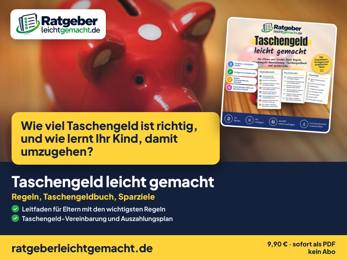 Titelbild Taschengeld leicht gemacht