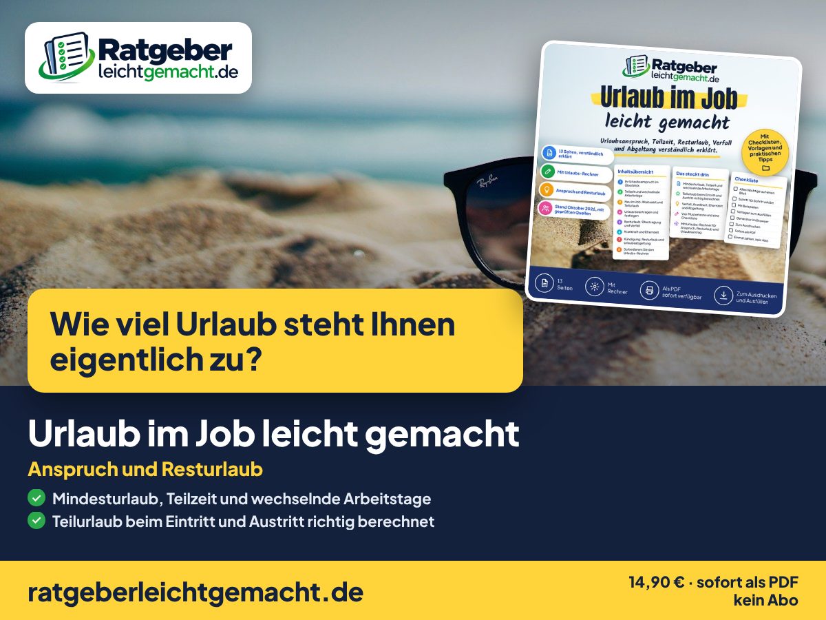 Titelbild Urlaub im Job leicht gemacht