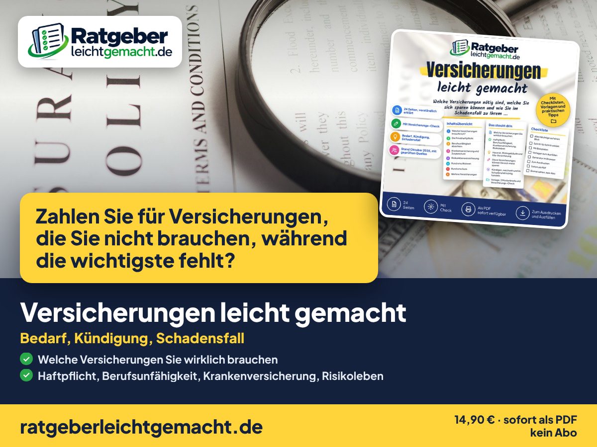 Titelbild Versicherungen leicht gemacht