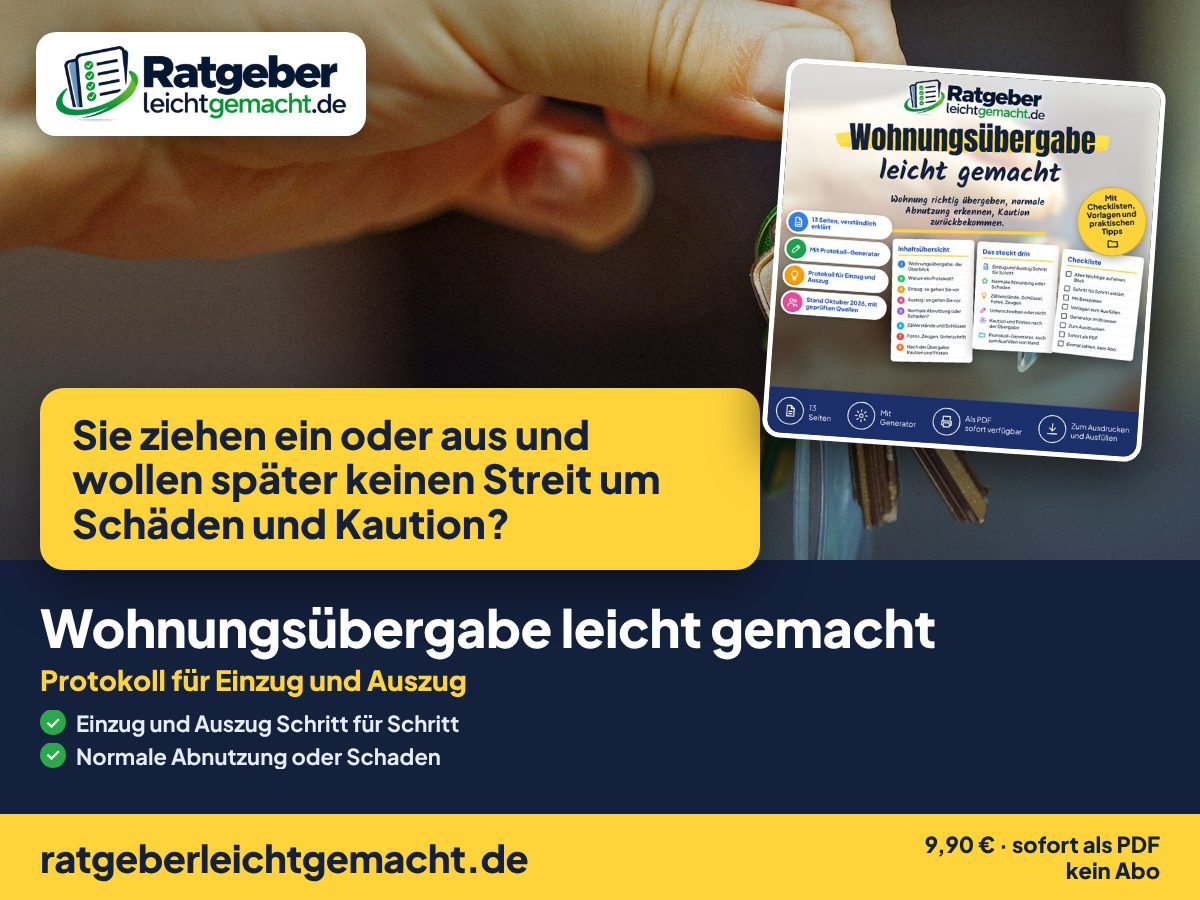 Titelbild Wohnungsübergabe leicht gemacht